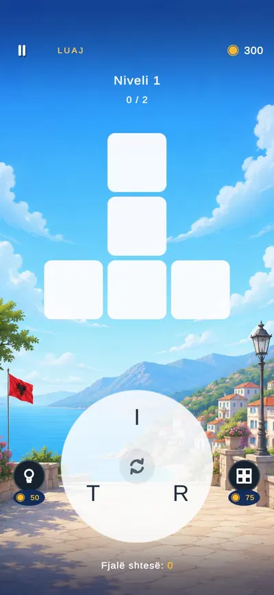 Fjaludhë: playing a level
